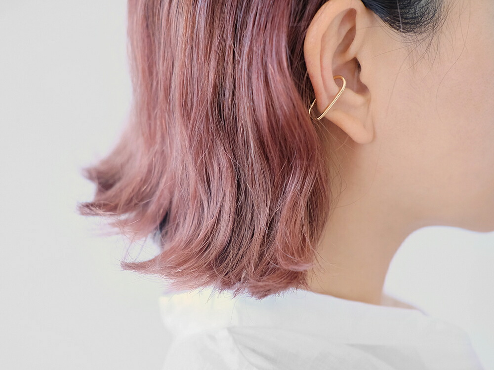 【片耳販売】 K18 クリップ イヤーカフ rph55978623の画像
