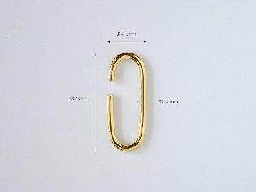 【片耳販売】 K18 クリップ イヤーカフ rph55978623の画像