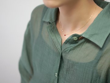 K18 ルビー ネックレス rpa27346r21の画像