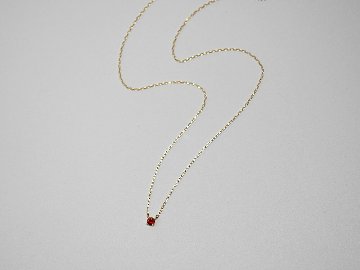 K18 ルビー ネックレス rpa27346r21の画像