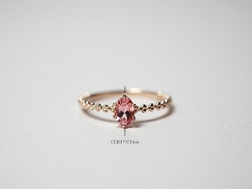 K18 ピンクトルマリン リング rpa1953922の画像