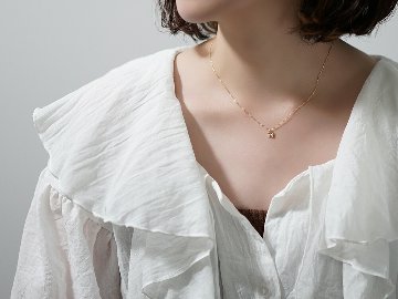 K18 イニシャル ダイヤモンド プチ ネックレス rpa2838721の画像