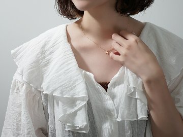 K18 イニシャル ダイヤモンド プチ ネックレス rpa2838721の画像