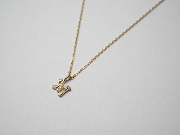 K18 イニシャル ダイヤモンド プチ ネックレス rpa2838721の画像