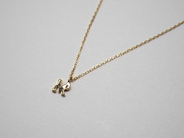 K18 イニシャル ダイヤモンド プチ ネックレス rpa2838721の画像