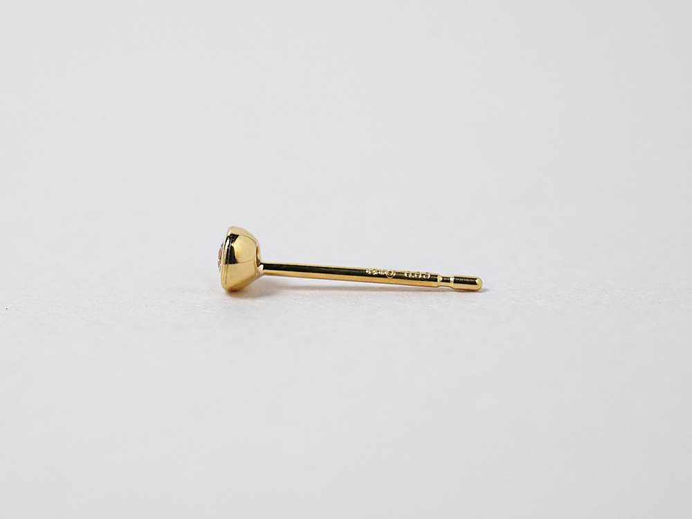 K18 ダイヤモンド スタッド ピアス 0.04ct rpa1900523の画像