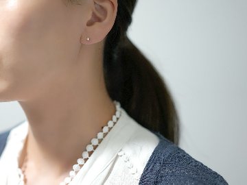 K18 ダイヤモンド スタッド ピアス 0.04ct rpa1900523の画像