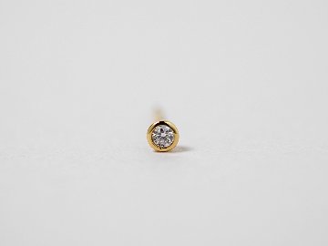 K18 ダイヤモンド スタッド ピアス 0.04ct rpa1900523の画像