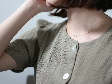 K18 ダイヤモンド ネックレス 0.1ct The pavilion rpaub621の画像