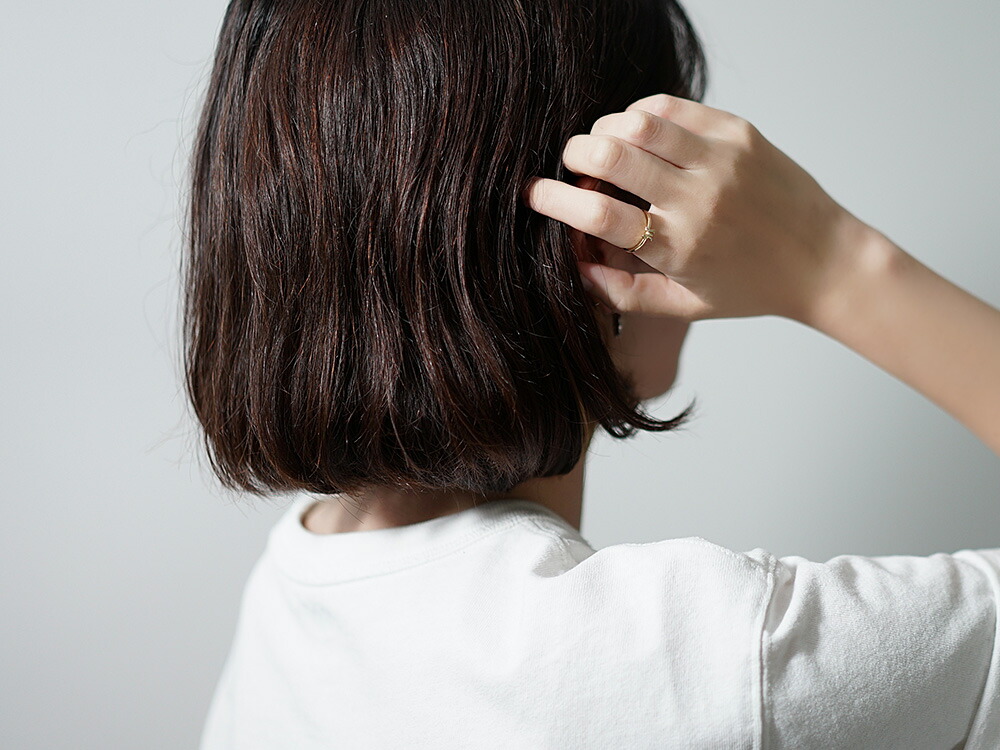 K18 ダイヤモンド イニシャル リング rpa3084522の画像