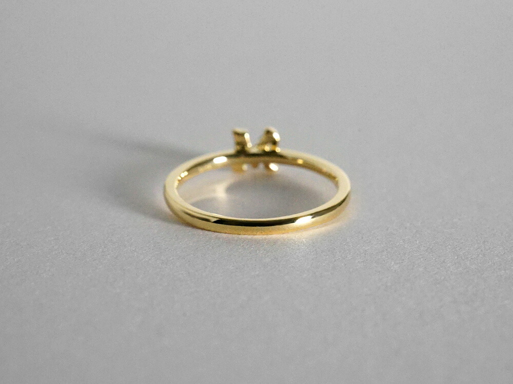 K18 ダイヤモンド イニシャル リング rpa3084522の画像