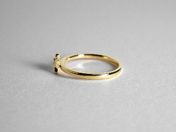 K18 ダイヤモンド イニシャル リング rpa3084522の画像