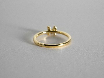 K18 ダイヤモンド イニシャル リング rpa3084522の画像