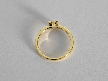 K18 ダイヤモンド イニシャル リング rpa3084522の画像