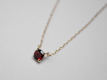 K18 アルマンディン ガーネット ネックレス rpa2795421の画像