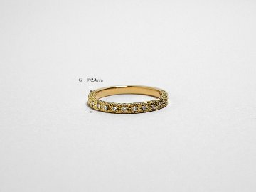 K18 ダイヤモンド バロック リング rpa1958422の画像