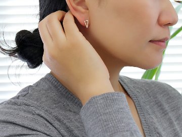 K18 ガトー ダイヤモンド ピアス rph46632323の画像