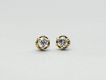 K18 クラウン ダイヤモンド ピアス 0.2ct rph46528923の画像