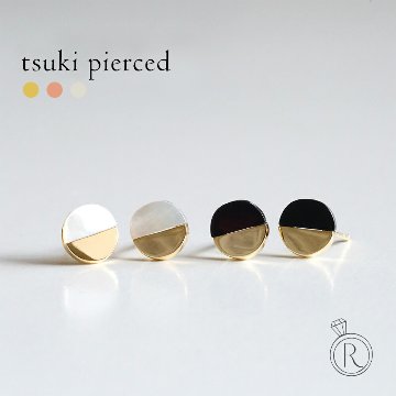 K18 tsuki ピアス rph43554723の画像