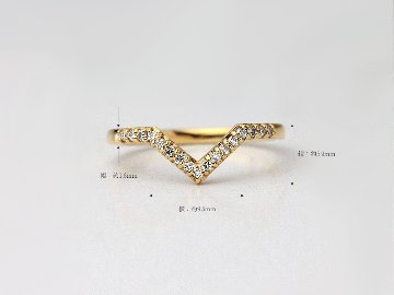 K18 ヴァッレ ダイヤモンド リング rph28640122の画像