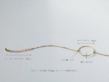 K18 サークル ブレスレット rph66643024の画像