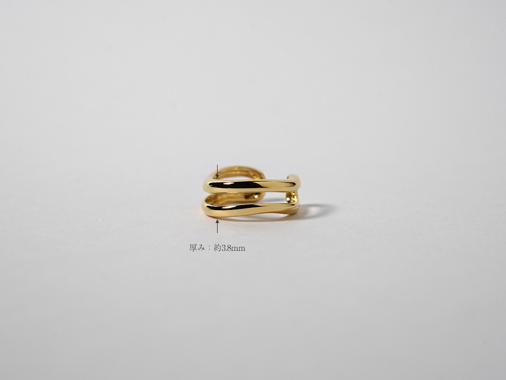 【片耳販売】 K18 ドゥエ イヤーカフ rph55977523の画像