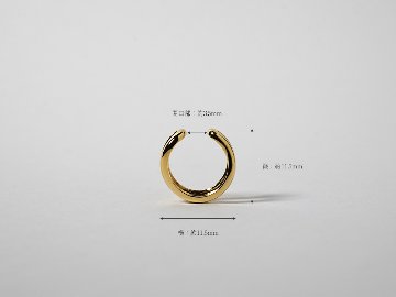 【片耳販売】 K18 ドゥエ イヤーカフ rph55977523の画像