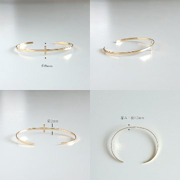 K18 ベイビー クロス バングル rph75222924の画像