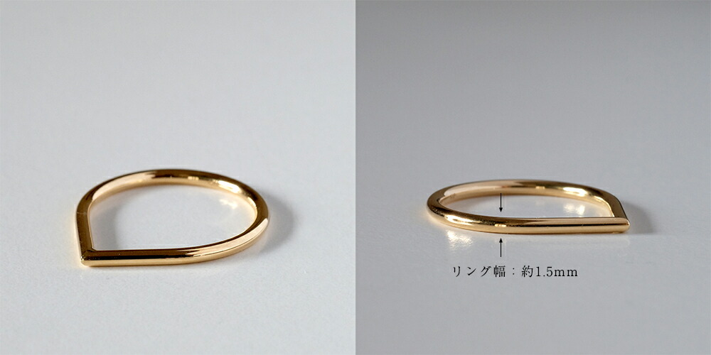 K18 shizuku リング rph26474822の画像