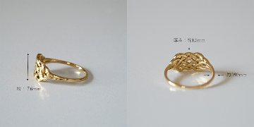 K18 mizuhiki リング rph15019422の画像
