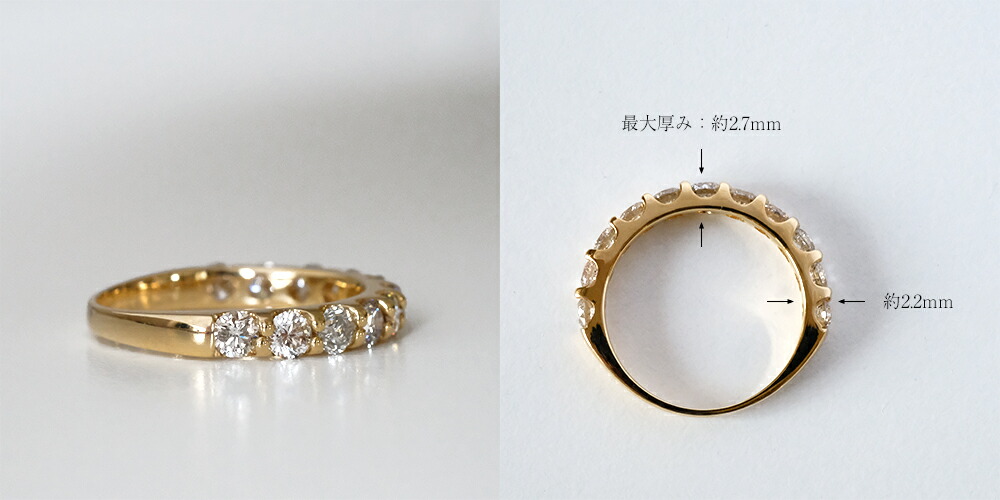 K18 オンズ ダイヤモンド 1.0ct リング rph26467022の画像