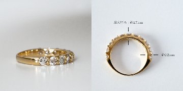K18 オンズ ダイヤモンド 1.0ct リング rph26467022の画像