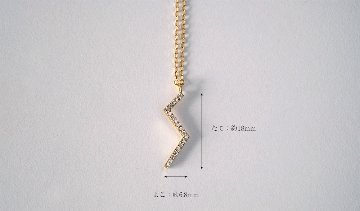K18 イナズマ ネックレス rph67576521の画像
