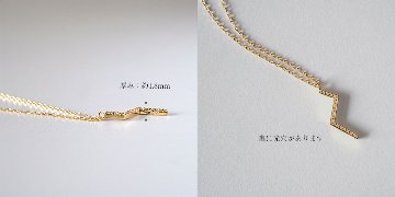 K18 イナズマ ネックレス rph67576521の画像