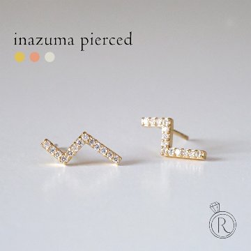 K18 イナズマ ピアス rph48009423の画像