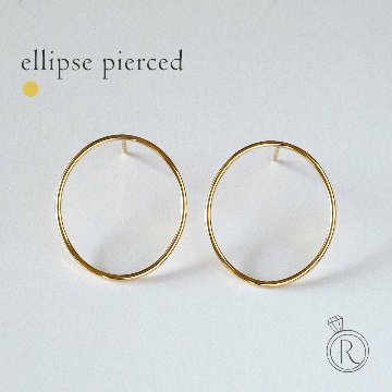 K18 エリプス ピアス rph46999523の画像