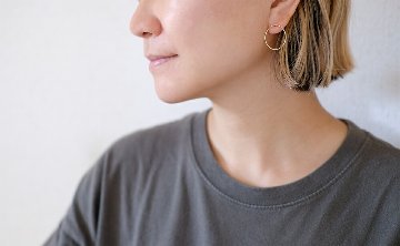 K18 エリプス ピアス rph46999523の画像