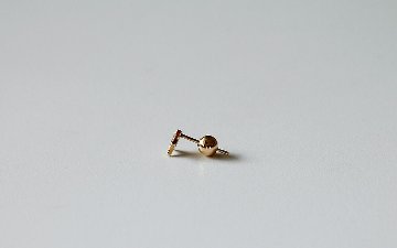 K18 ボール ピアスキャッチ 4mm rpaub9723の画像