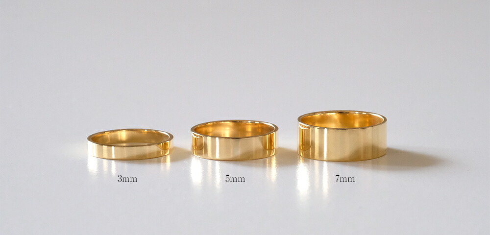 K18 フラッター リング 5mm rpaub3522の画像