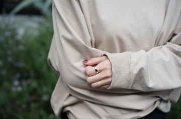 K18 フラッター リング 5mm rpaub3522の画像