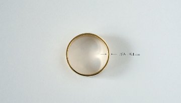 K18 フラッター リング 5mm rpaub3522の画像