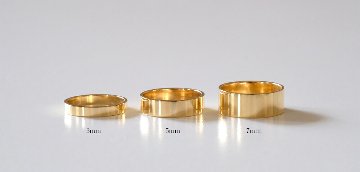 K18 フラッター リング 5mm rpaub3522の画像