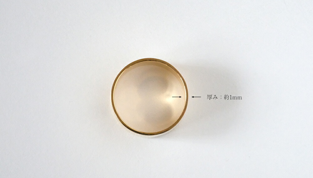 K18 フラッター リング 7mm rpaub3422の画像