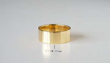 K18 フラッター リング 7mm rpaub3422の画像