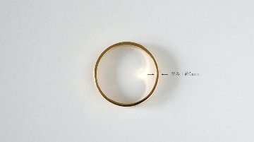 K18 フラッター リング 3mm rpaub3622の画像