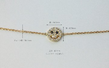 K18 スマイルパヴェ ダイヤモンド ブレスレット rph67045924の画像