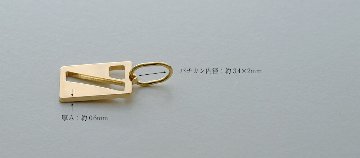 K18 ステンシル イニシャル ペンダントトップ rph67575621の画像