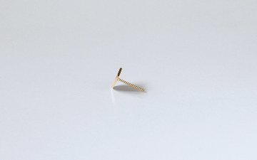 K18 ハーフムーン ピアス rph48006423の画像