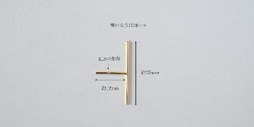K18 Tライン ピアス rph46793723の画像