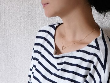 K18 オープン トライアングル ネックレス rph66640621の画像